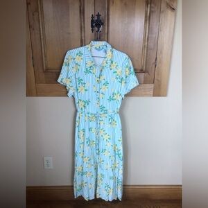 XXL Draper James button down spring floral dress